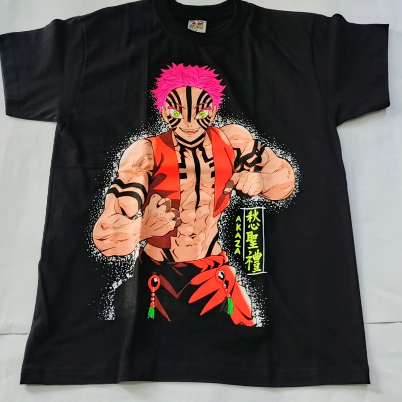 Camiseta Kimetsu no Yaiba Akaza