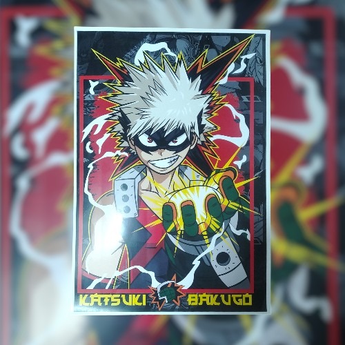 Afiche My Hero Academia Bakugo