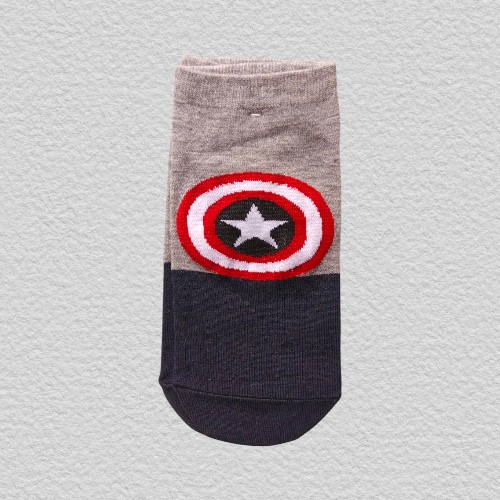 Medias Cortas Marvel Capitan America