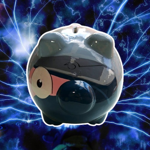 Alcancía Cerdito Naruto