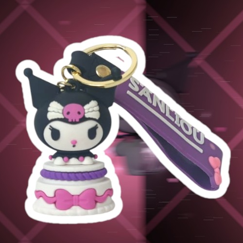 Llavero Sanrio Kuromi Pastel