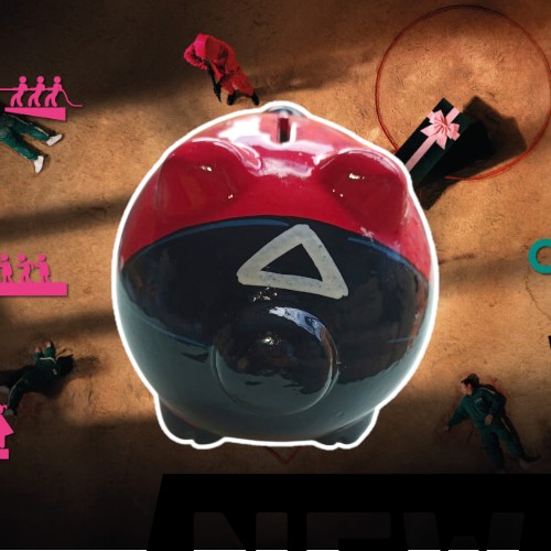 Alcancía Cerdito Squid Game