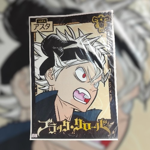Afiche Black Clover Asta