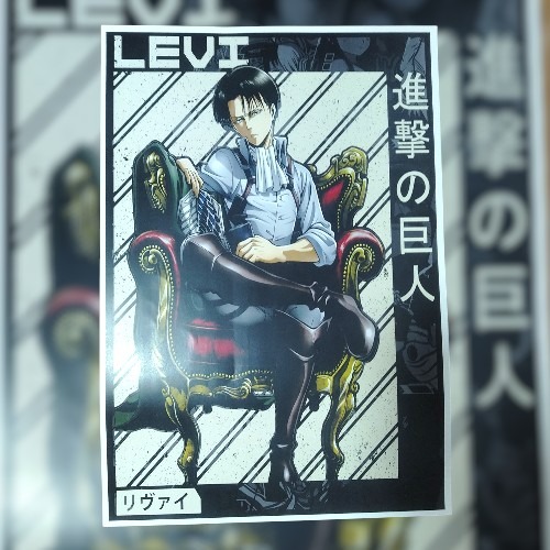 Afiche shingeki no kyojin Levy