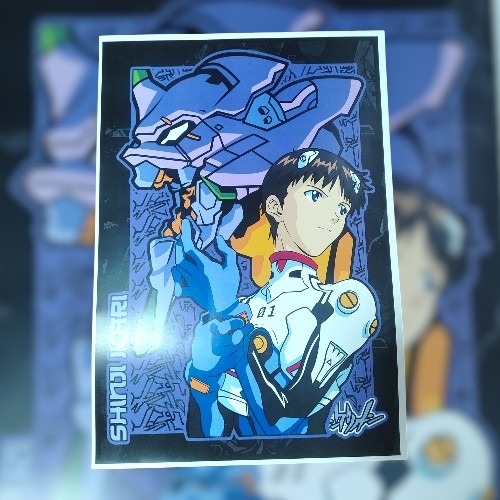 Afiche Neon Genesis Evangelion